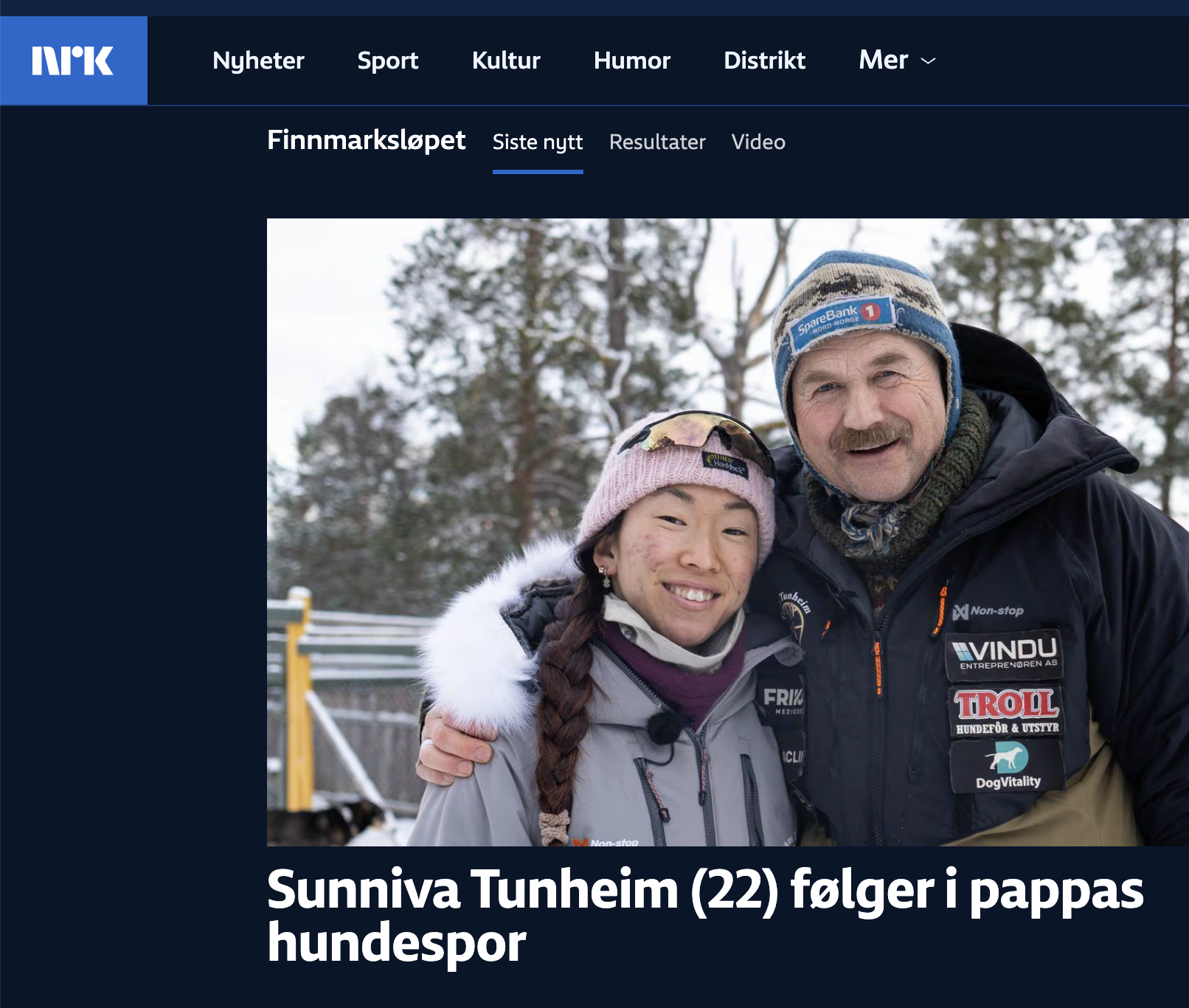 NRK Finnmark følger Finnmarksløpet